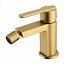 Grifo bidet monomando Roma oro cepillado de Imex